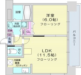 西２８丁目駅 徒歩7分 2階の物件間取画像